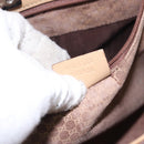GUCCI Tote Bag Leather Beige Silver 002 1135 Auth 132207-20