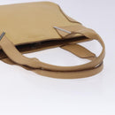 GUCCI Tote Bag Leather Beige Silver 002 1135 Auth 132207-7