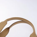 GUCCI Tote Bag Leather Beige Silver 002 1135 Auth 132207-8