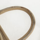 PRADA Hand Bag Leather 2way Beige Silver Auth 132222-8