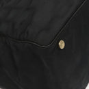 CHANEL New Travel line Tote Bag Nylon Gold Black CC Auth 132226-15