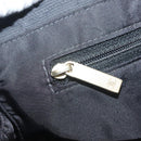 CHANEL New Travel line Tote Bag Nylon Gold Black CC Auth 132226-21