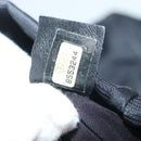 CHANEL New Travel line Tote Bag Nylon Gold Black CC Auth 132226-12