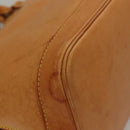 LOUIS VUITTON Nomad leather Alma Hand Bag Beige M85000 LV Auth 132230-16