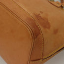LOUIS VUITTON Nomad leather Alma Hand Bag Beige M85000 LV Auth 132230-9