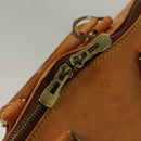 LOUIS VUITTON Nomad leather Alma Hand Bag Beige M85000 LV Auth 132230-10