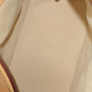 LOUIS VUITTON Nomad leather Alma Hand Bag Beige M85000 LV Auth 132230-11