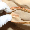 LOUIS VUITTON Nomad leather Alma Hand Bag Beige M85000 LV Auth 132230-12