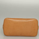 LOUIS VUITTON Nomad leather Alma Hand Bag Beige M85000 LV Auth 132230-5