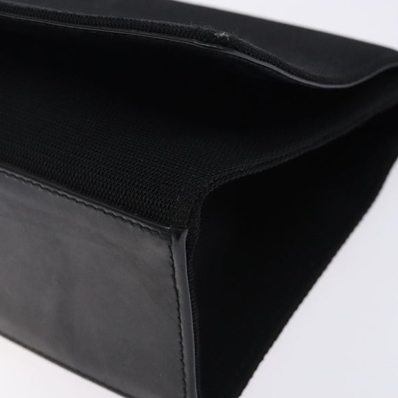 GUCCI Shoulder Bag Nylon Black Auth 132240