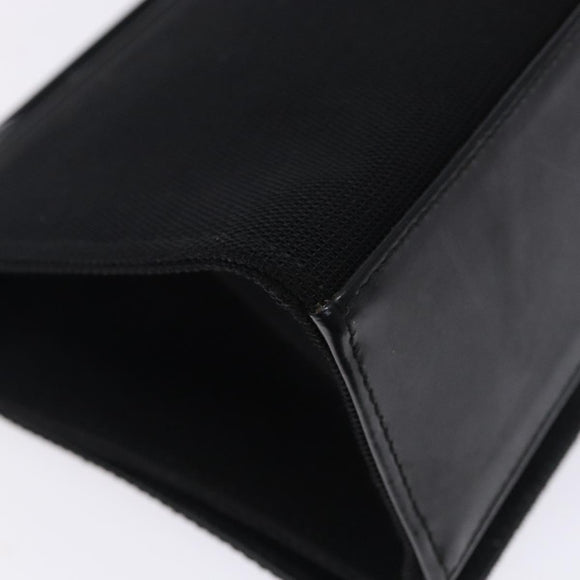 GUCCI Shoulder Bag Nylon Black Auth 132240