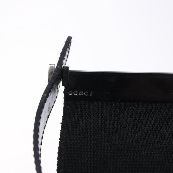 GUCCI Shoulder Bag Nylon Black Auth 132240