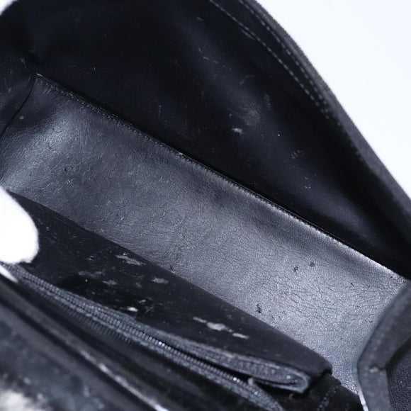 GUCCI Shoulder Bag Nylon Black Auth 132240