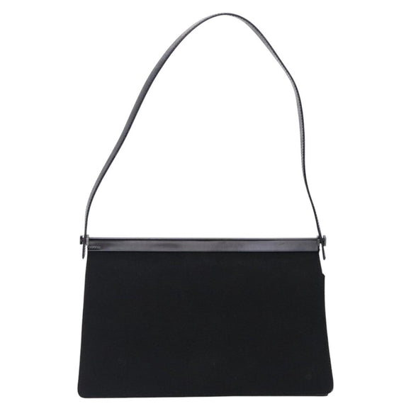 GUCCI Shoulder Bag Nylon Black Auth 132240