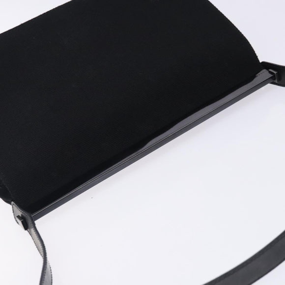 GUCCI Shoulder Bag Nylon Black Auth 132240
