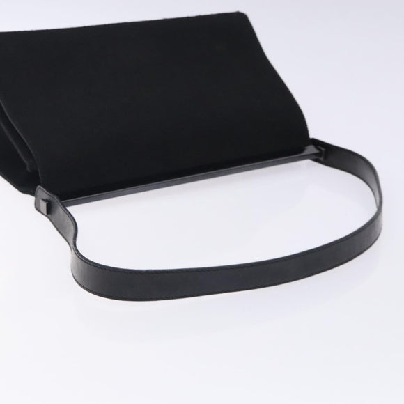 GUCCI Shoulder Bag Nylon Black Auth 132240