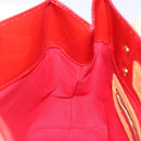LOUIS VUITTON Monogram Vernis Reade PM Hand Bag Red Rouge M91088 LV Auth 132250-18