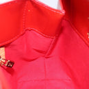 LOUIS VUITTON Monogram Vernis Reade PM Hand Bag Red Rouge M91088 LV Auth 132250-19