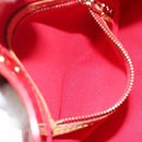 LOUIS VUITTON Monogram Vernis Reade PM Hand Bag Red Rouge M91088 LV Auth 132250-20