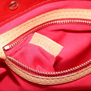 LOUIS VUITTON Monogram Vernis Reade PM Hand Bag Red Rouge M91088 LV Auth 132250-12