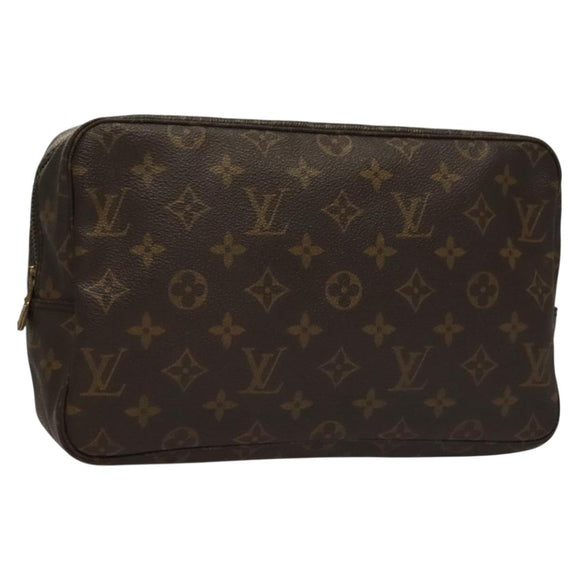 LOUIS VUITTON Monogram Trousse Toilette 28 Clutch Bag M47522 LV Auth 132251