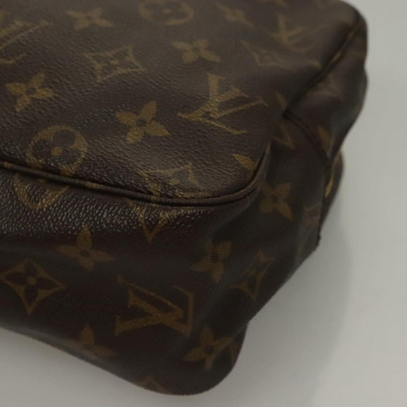 LOUIS VUITTON Monogram Trousse Toilette 28 Clutch Bag M47522 LV Auth 132251
