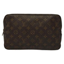 LOUIS VUITTON Monogram Trousse Toilette 28 Clutch Bag M47522 LV Auth 132251-13