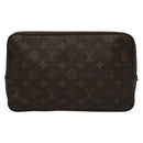 LOUIS VUITTON Monogram Trousse Toilette 28 Clutch Bag M47522 LV Auth 132251-2