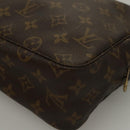 LOUIS VUITTON Monogram Trousse Toilette 28 Clutch Bag M47522 LV Auth 132251-14