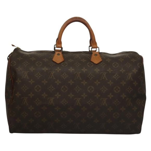 LOUIS VUITTON Monogram Speedy 40 Hand Bag M41522 LV Auth 132253