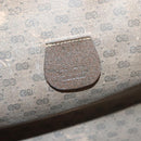 GUCCI GG Supreme Web Sherry Line Clutch Bag PVC Beige Red Green Auth 132258-18