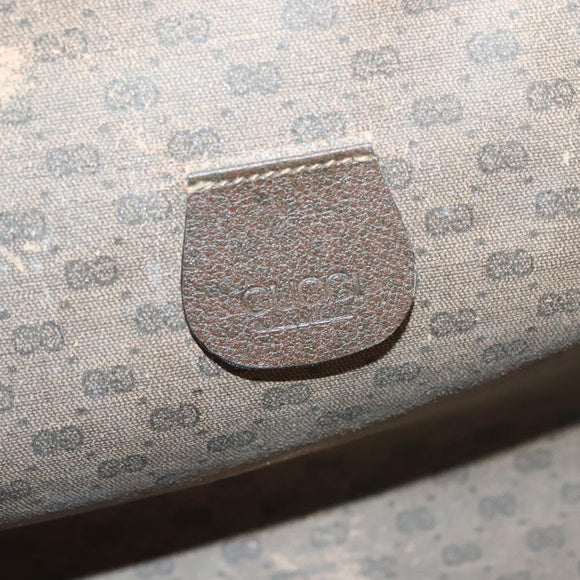 GUCCI GG Supreme Web Sherry Line Clutch Bag PVC Beige Red Green Auth 132258