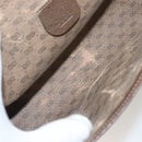 GUCCI GG Supreme Web Sherry Line Clutch Bag PVC Beige Red Green Auth 132258-10