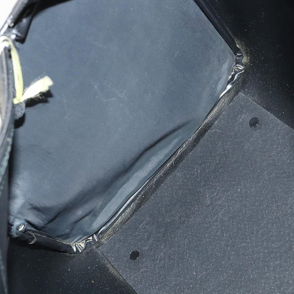 Burberrys Nova Check Boston Bag Canvas Beige Gold Auth 132261