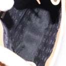 LOEWE Shoulder Bag Leather Beige Gold Auth 132265-11