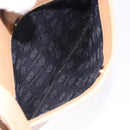 LOEWE Shoulder Bag Leather Beige Gold Auth 132265-22