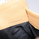 LOEWE Shoulder Bag Leather Beige Gold Auth 132265-12