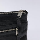 BALENCIAGA Classic Clip M Clutch Bag Leather Black Silver 273022 Auth 132272-12