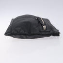 BALENCIAGA Classic Clip M Clutch Bag Leather Black Silver 273022 Auth 132272-4