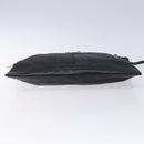 BALENCIAGA Classic Clip M Clutch Bag Leather Black Silver 273022 Auth 132272-7