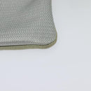 PRADA Sports Shoulder Bag Cotton Silver Auth 132275-14