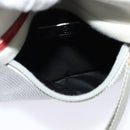 PRADA Sports Shoulder Bag Cotton Silver Auth 132275-11