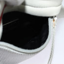 PRADA Sports Shoulder Bag Cotton Silver Auth 132275-18