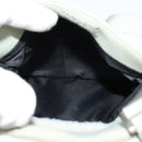 PRADA Sports Shoulder Bag Cotton Silver Auth 132275-20