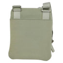 PRADA Sports Shoulder Bag Cotton Silver Auth 132275-2