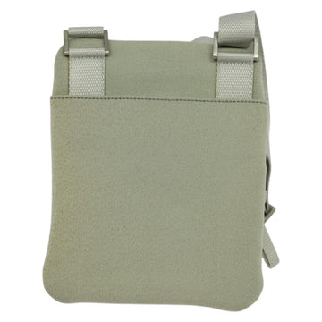 PRADA Sports Shoulder Bag Cotton Silver Auth 132275 - 0