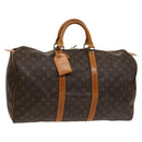 LOUIS VUITTON Monogram Keepall 50 Boston Bag M41426 LV Auth 132281-1