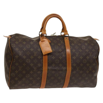 LOUIS VUITTON Monogram Keepall 50 Boston Bag M41426 LV Auth 132281