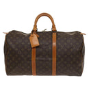 LOUIS VUITTON Monogram Keepall 50 Boston Bag M41426 LV Auth 132281-2