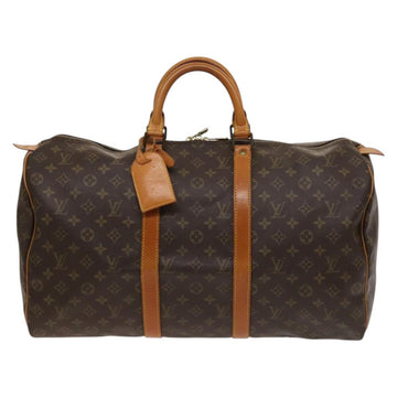 LOUIS VUITTON Monogram Keepall 50 Boston Bag M41426 LV Auth 132281 - 0